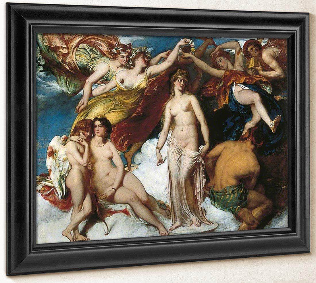 Pandora Crowned By The Seasons By William Etty Fine Art Print