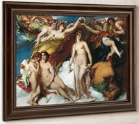 Pandora Crowned By The Seasons By William Etty Fine Art Print