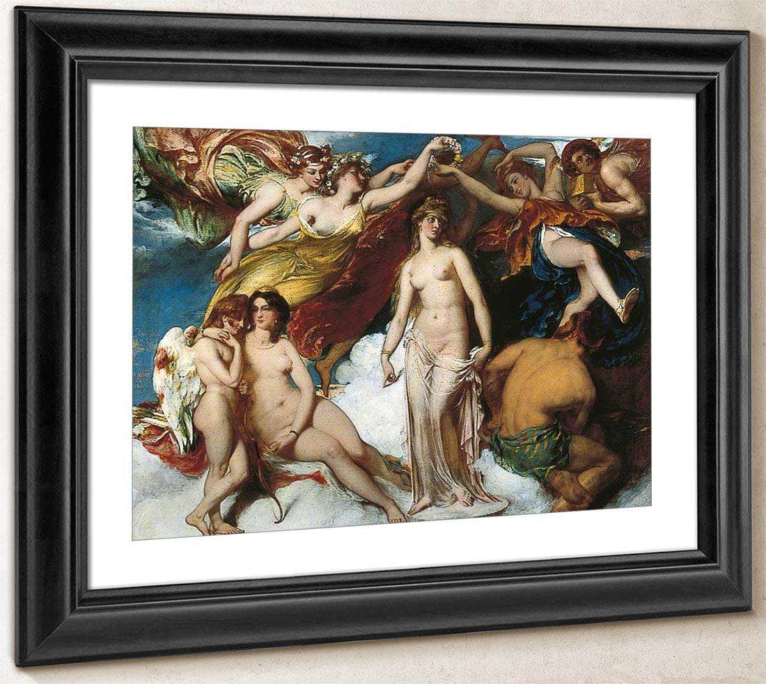 Pandora Crowned By The Seasons By William Etty Fine Art Print