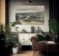 Panoramic View Of Rouen By Jean Baptiste Camille Corot Fine Art Print