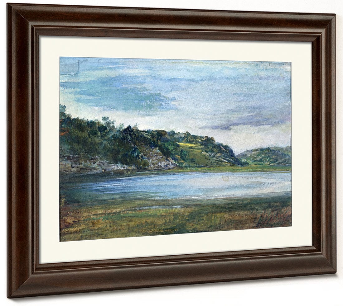 Paradise Rocks—Study At Paradise Newport Rhode Island By John La Farge Fine Art Print