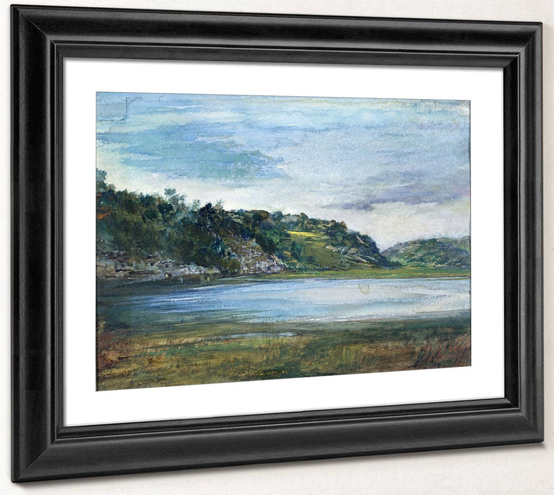 Paradise Rocks—Study At Paradise Newport Rhode Island By John La Farge Fine Art Print