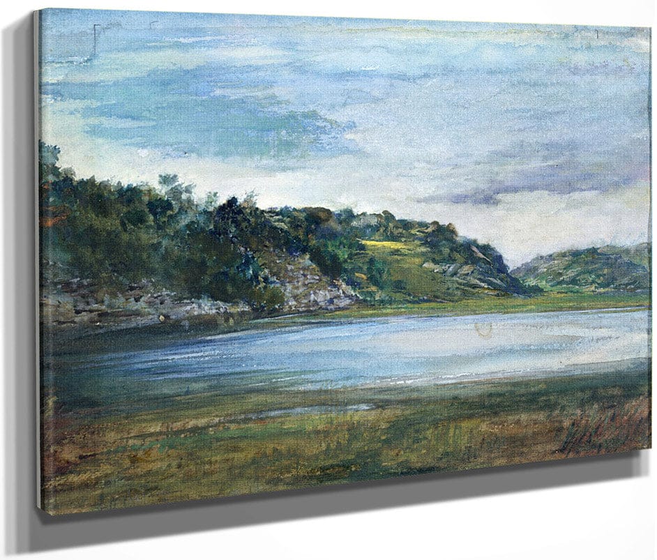 Paradise Rocks—Study At Paradise Newport Rhode Island By John La Farge Fine Art Print