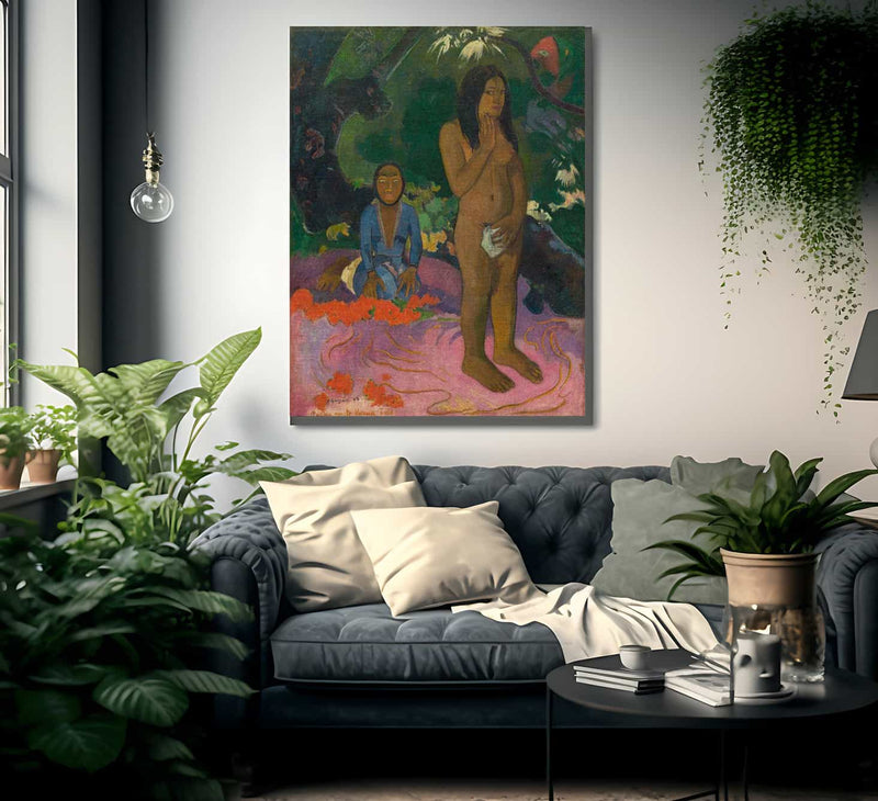 Parau Na Te Varua Ino Words Of The Devil By Paul Gauguin Fine Art Print