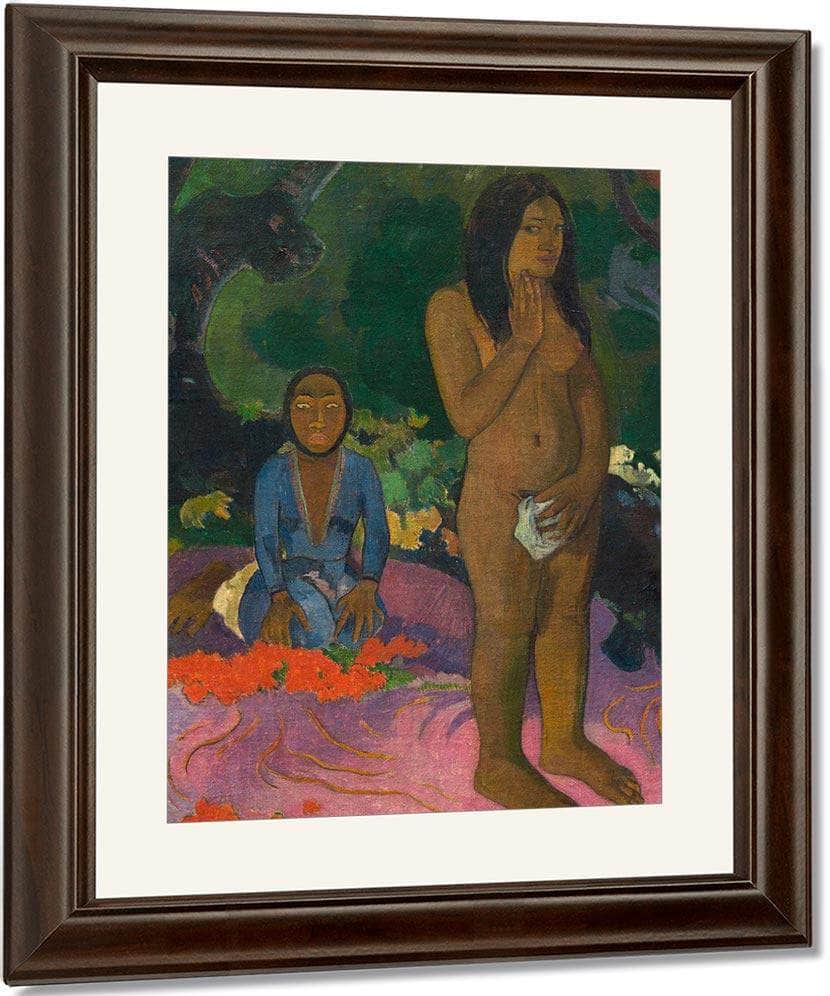 Parau Na Te Varua Ino Words Of The Devil By Paul Gauguin Fine Art Print
