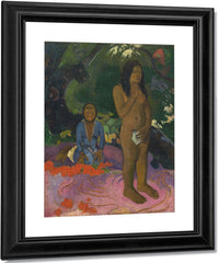 Parau Na Te Varua Ino (Words Of The Devil) I By Eugene Henri Paul Gauguin Fine Art Print