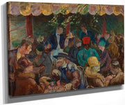 Paris Cafe By John Steuart Curry Fine Art Print