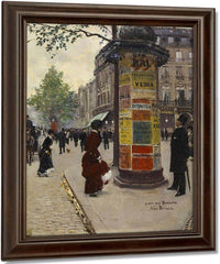 Paris Kiosk Jean Beraud Fine Art Print