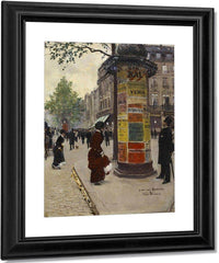 Paris Kiosk Jean Beraud Fine Art Print