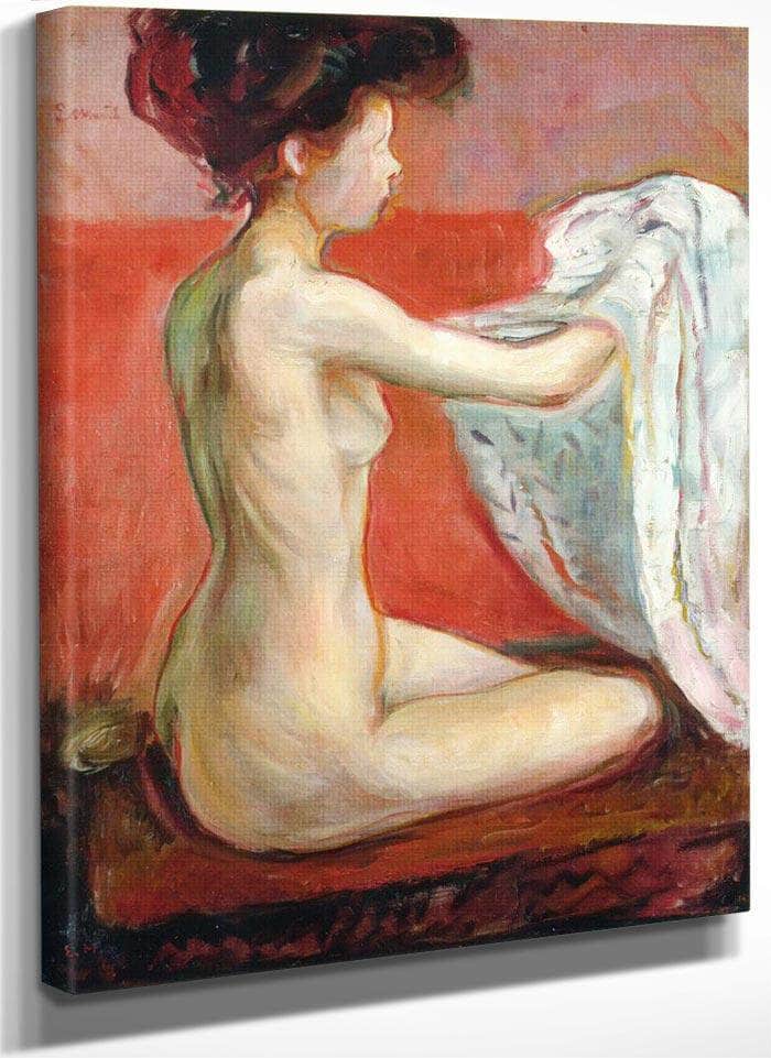 Paris Nude 1896 By Edvard Munch Fine Art Print