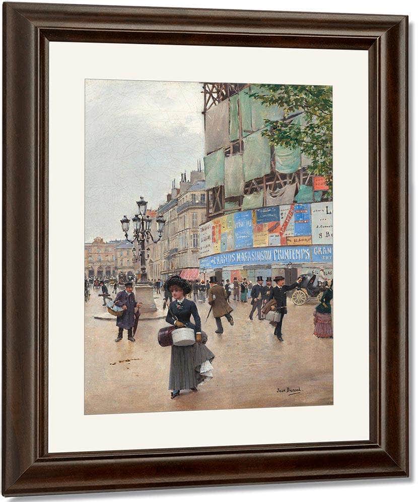 Paris Rue Du Havre By Jean Beraud Fine Art Print