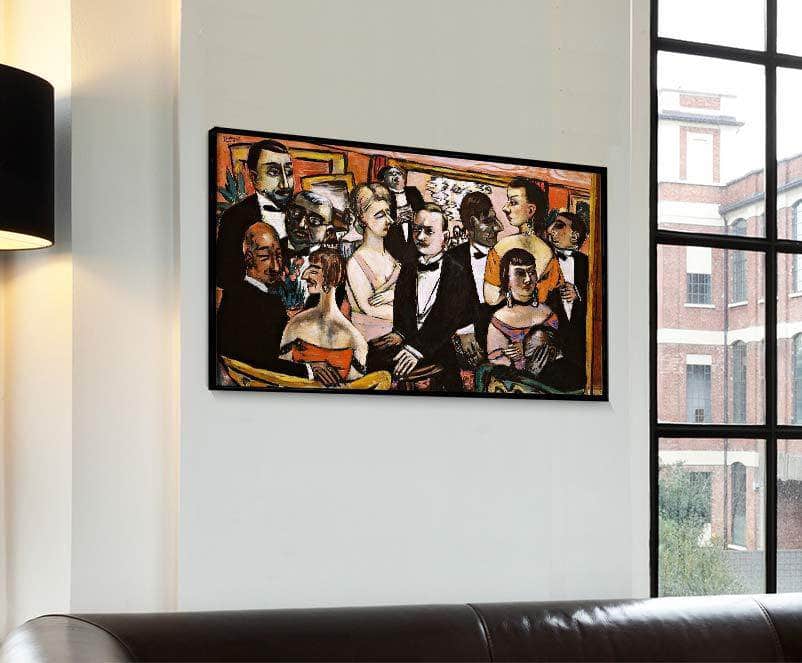 Paris Society Painting Max Beckmann Canvas Art Fine Art Print