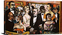 Paris Society Painting Max Beckmann Canvas Art Fine Art Print