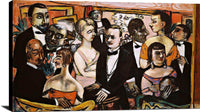 Paris Society Painting Max Beckmann Canvas Art Fine Art Print