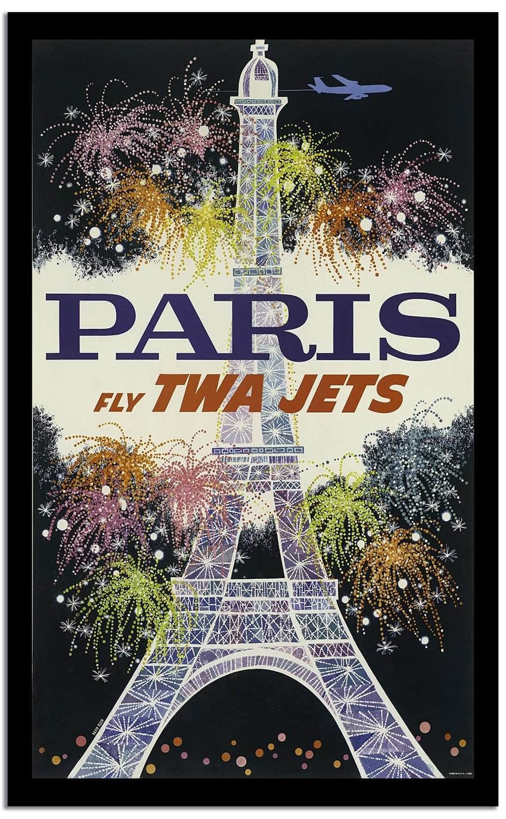 Paris  Vintage Poster Fine Art Print