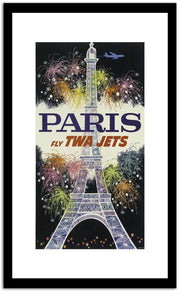Paris  Vintage Poster Fine Art Print
