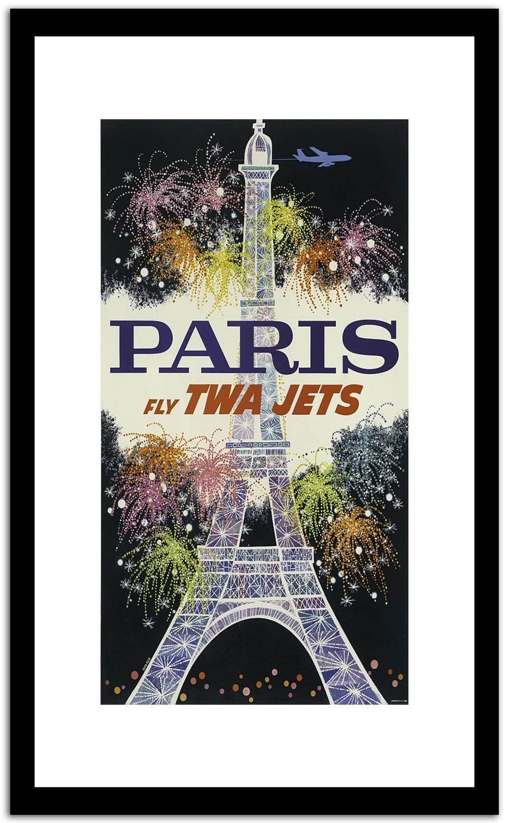 Paris  Vintage Poster Fine Art Print