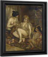 Parisiennes In Algerian Costume Or Harem By Pierre Auguste Renoir Fine Art Print