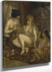 Parisiennes In Algerian Costume Or Harem By Pierre Auguste Renoir Fine Art Print