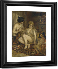 Parisiennes In Algerian Costume Or Harem By Pierre Auguste Renoir Fine Art Print