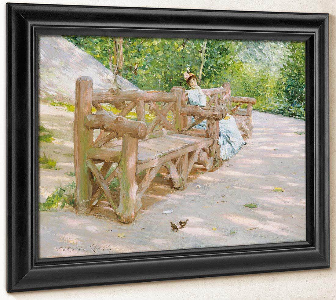 Park Bench By Chase William Merritt Fine Art Print
