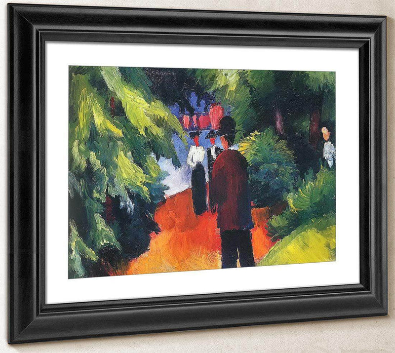 Park By The Water By August Macke Fine Art Print