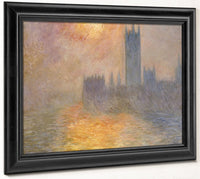 Parliament At Sunset By Claude Monet Fine Art Print