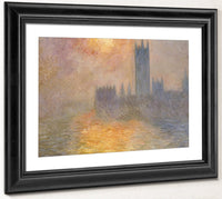 Parliament At Sunset By Claude Monet Fine Art Print