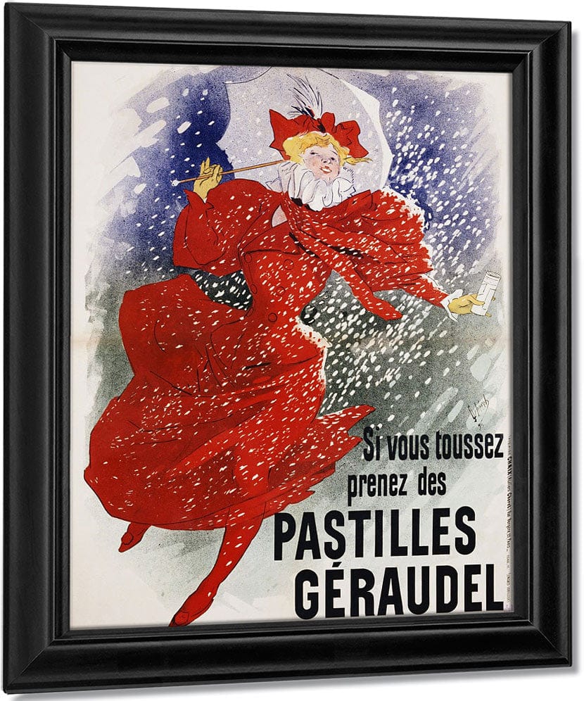 Pastilles Geraudel Poster By Jules Cheret Fine Art Print