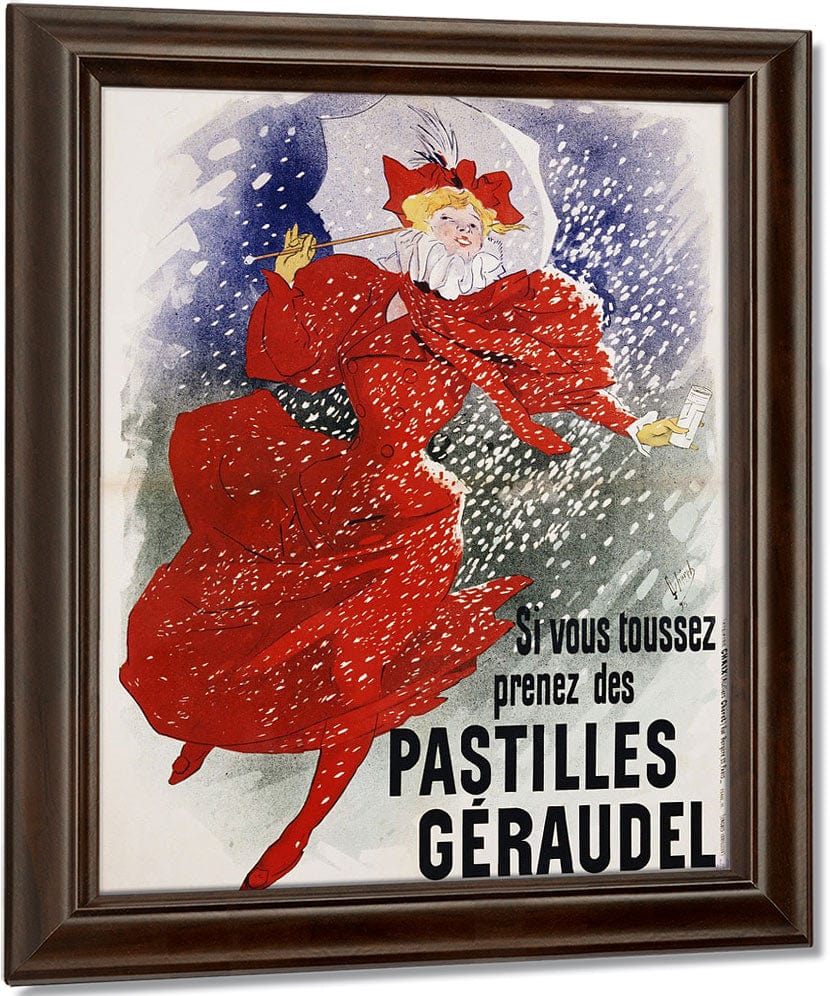 Pastilles Geraudel Poster By Jules Cheret Fine Art Print