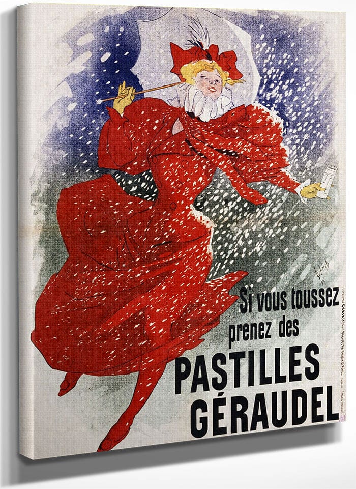 Pastilles Geraudel Poster By Jules Cheret Fine Art Print