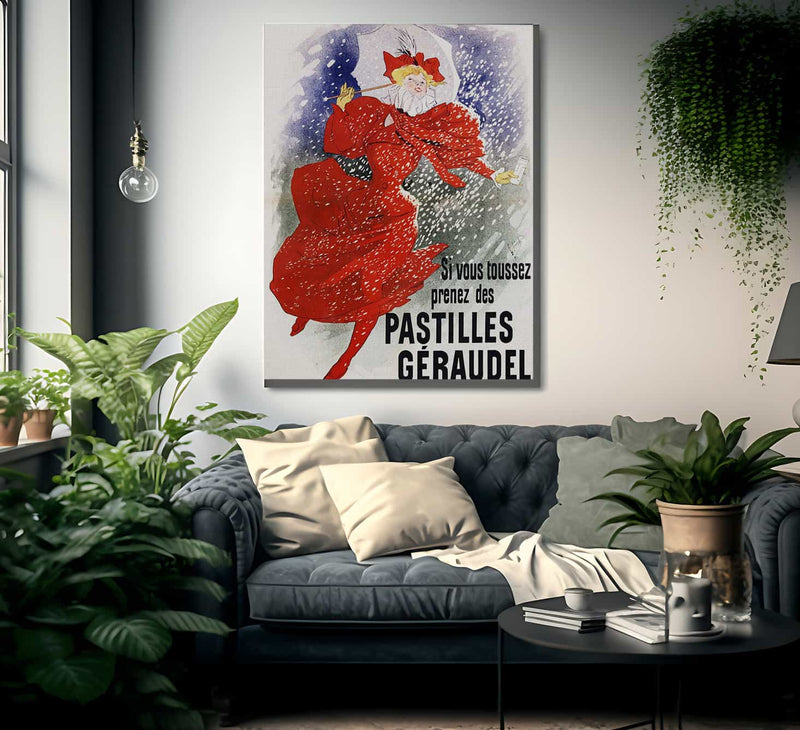 Pastilles Geraudel Poster By Jules Cheret Fine Art Print