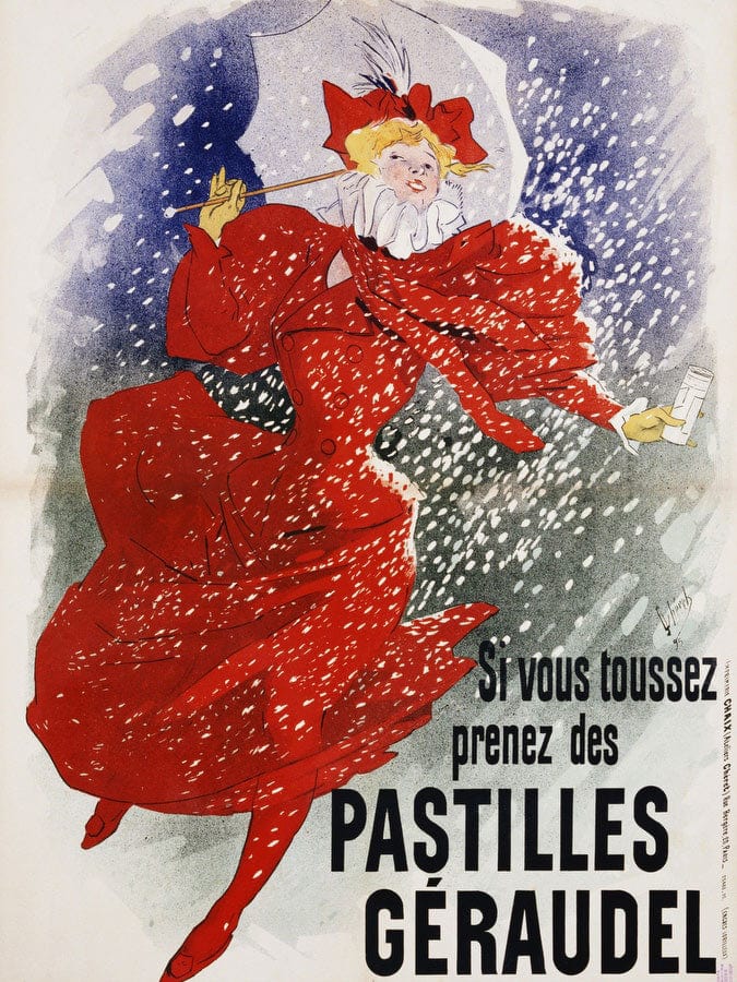 Pastilles Geraudel Poster By Jules Cheret Fine Art Print