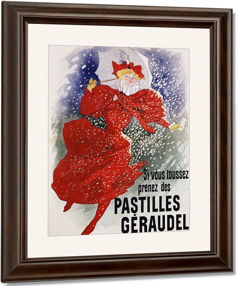 Pastilles Geraudel Poster By Jules Cheret Fine Art Print