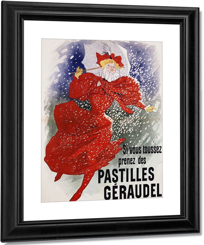 Pastilles Geraudel Poster By Jules Cheret Fine Art Print