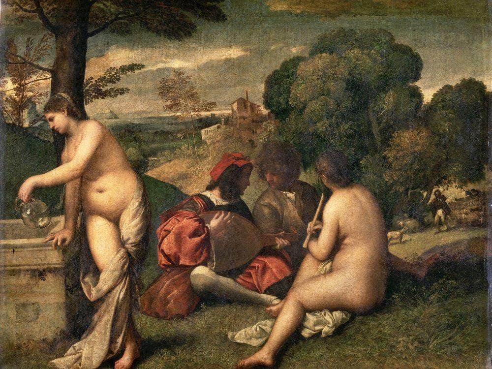 Pastoral Concert 1509 By Giorgione Fine Art Print