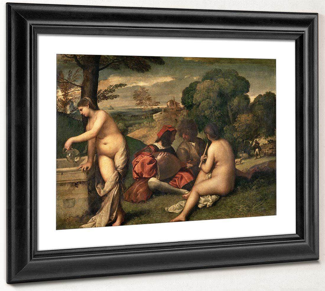 Pastoral Concert 1509 By Giorgione Fine Art Print