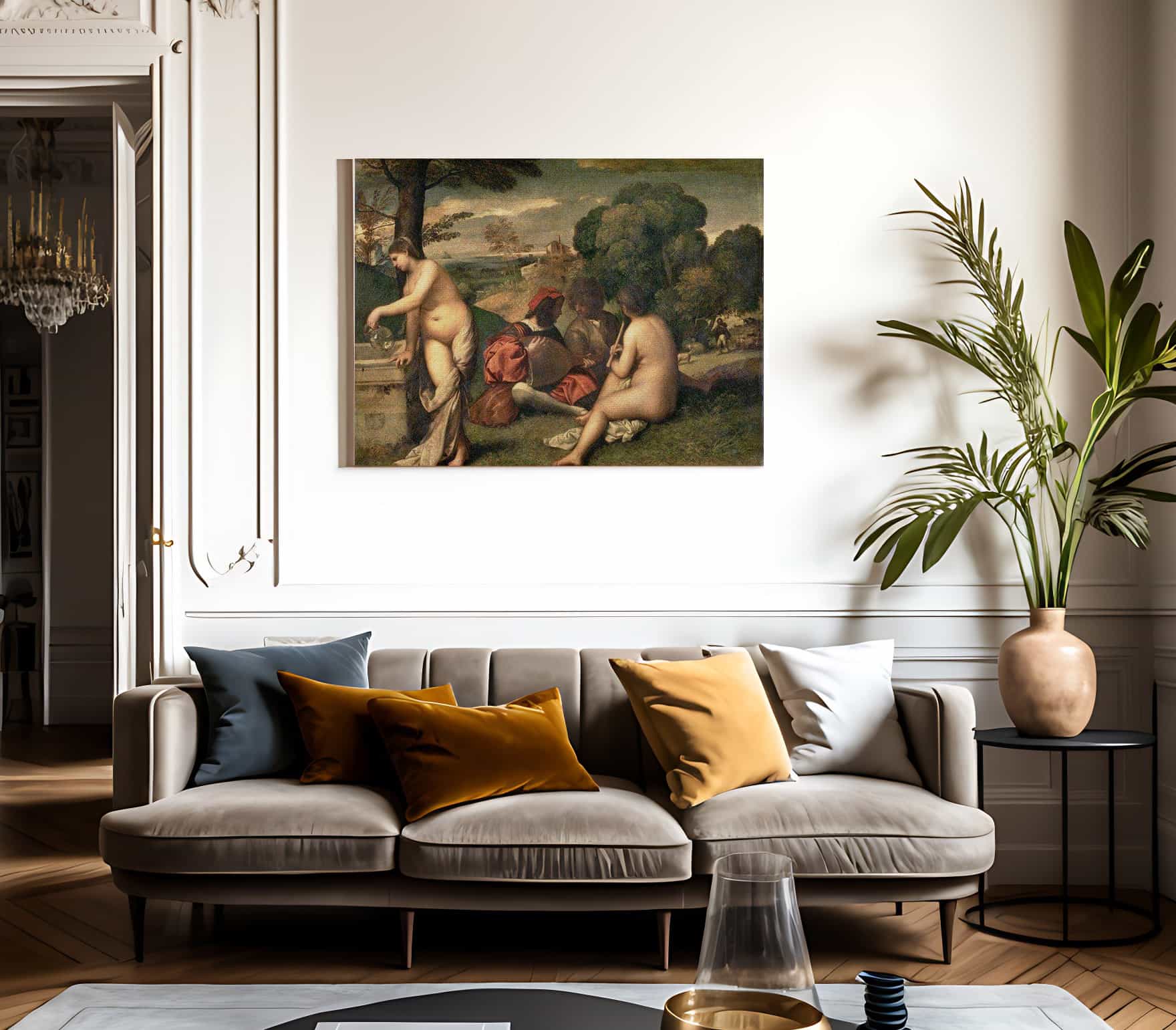 Pastoral Concert 1509 By Giorgione Fine Art Print