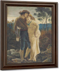 Pastoral Lovers 1869 By Simeon Solomon Fine Art Print