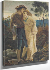 Pastoral Lovers 1869 By Simeon Solomon Fine Art Print