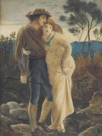 Pastoral Lovers 1869 By Simeon Solomon Fine Art Print