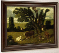 Pastoral Study By Albert Pinkhamryder Fine Art Print