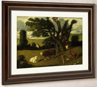 Pastoral Study By Albert Pinkhamryder Fine Art Print