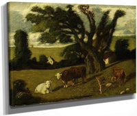 Pastoral Study By Albert Pinkhamryder Fine Art Print