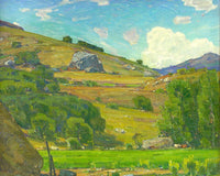 Pasture Lands C. 1925 By William Wendt Fine Art Print