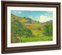 Pasture Lands C. 1925 By William Wendt Fine Art Print