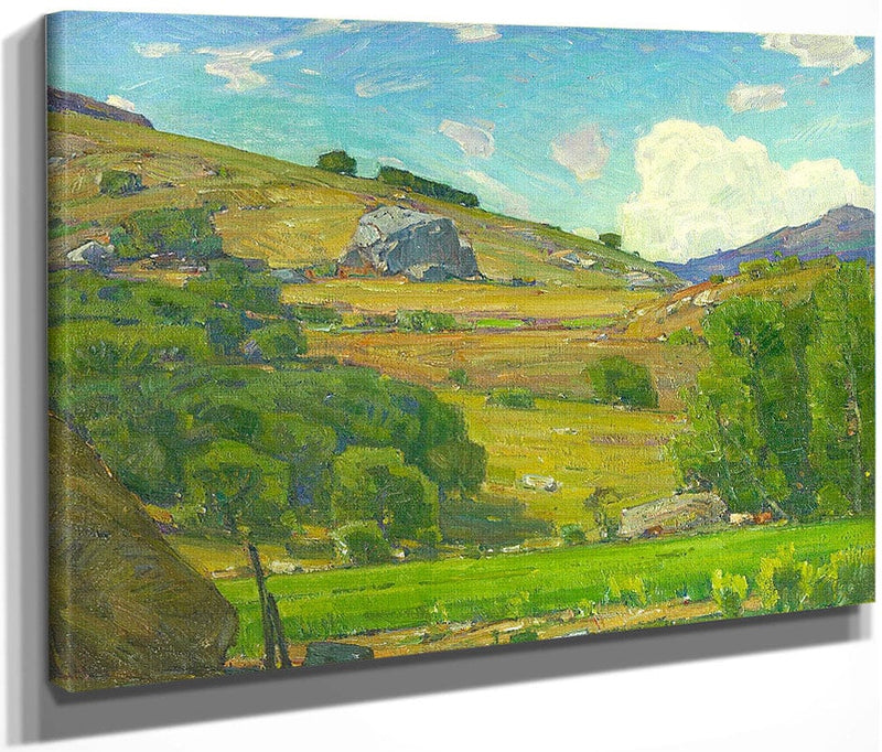 Pasture Lands C. 1925 By William Wendt Fine Art Print