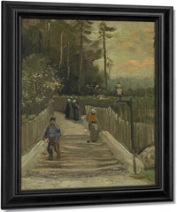 Path In Montmartre By Vincent Van Gogh Fine Art Print