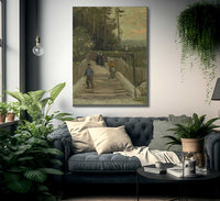 Path In Montmartre By Vincent Van Gogh Fine Art Print