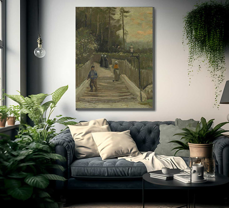 Path In Montmartre By Vincent Van Gogh Fine Art Print